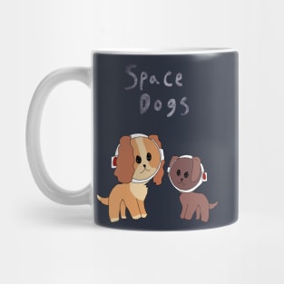 Astronaut Dogs Mug